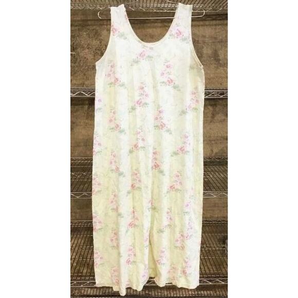 Vintage Christian Dior Sleeveless Floral Gown Sz. M (COA Included) - Picture 1 of 4